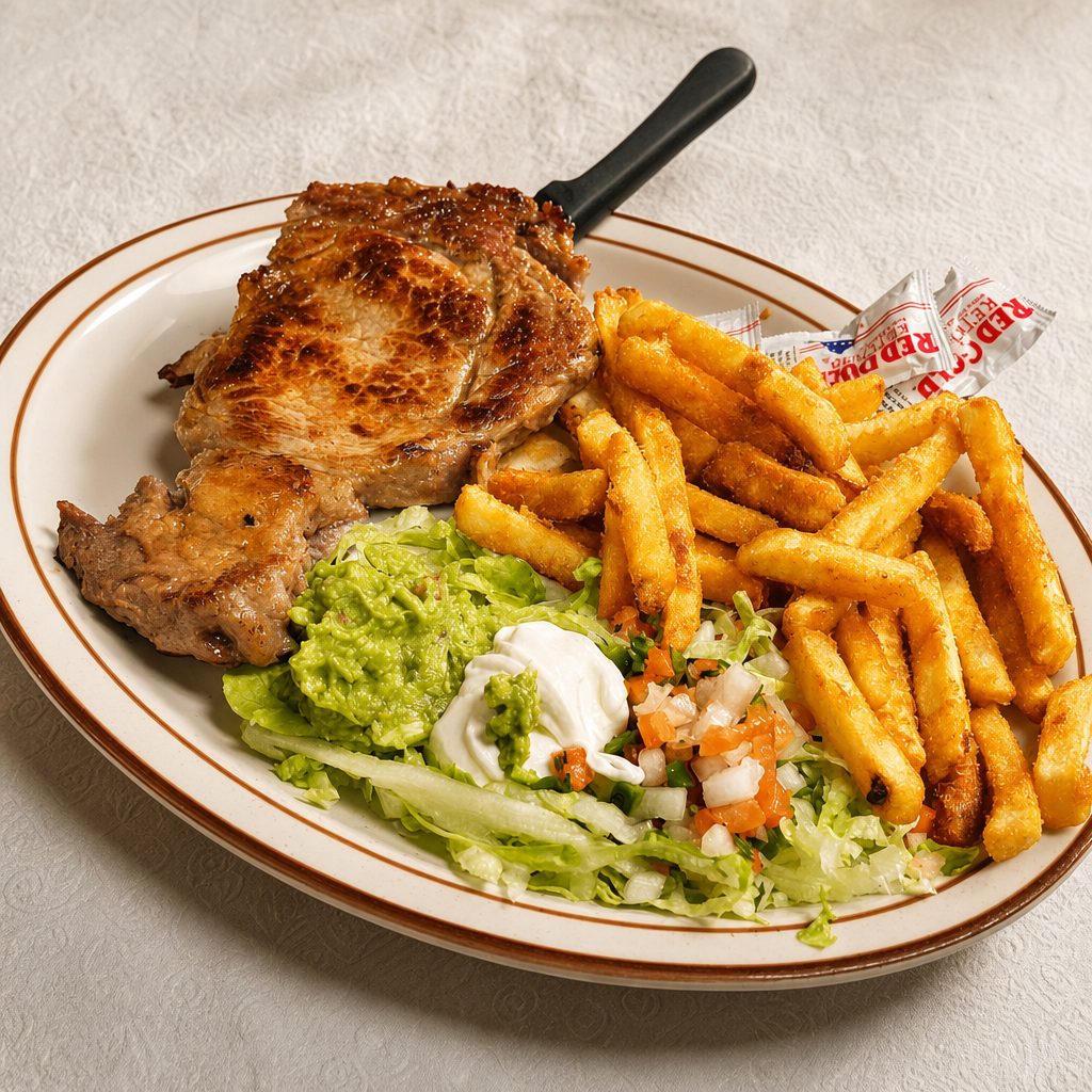 Steak Americano (Steak and Fries).
